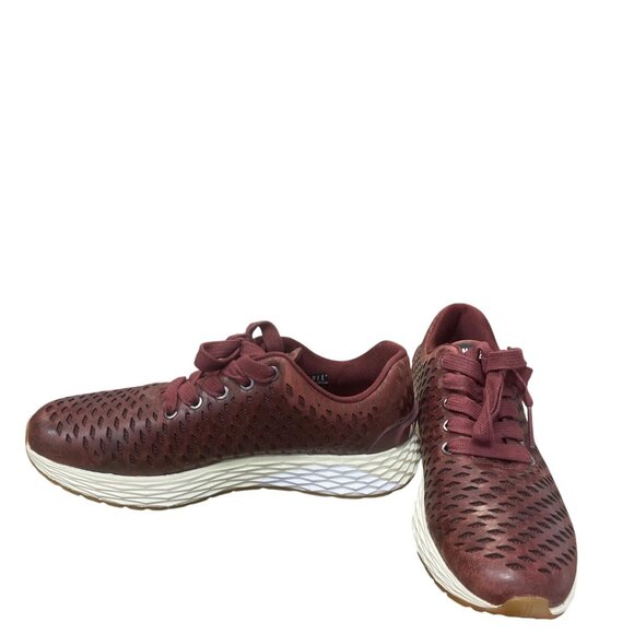 Nobull Mens Burgundy Knit perforated crossfit sneakers SZ 6.5 SKU 9415 - Picture 2 of 14